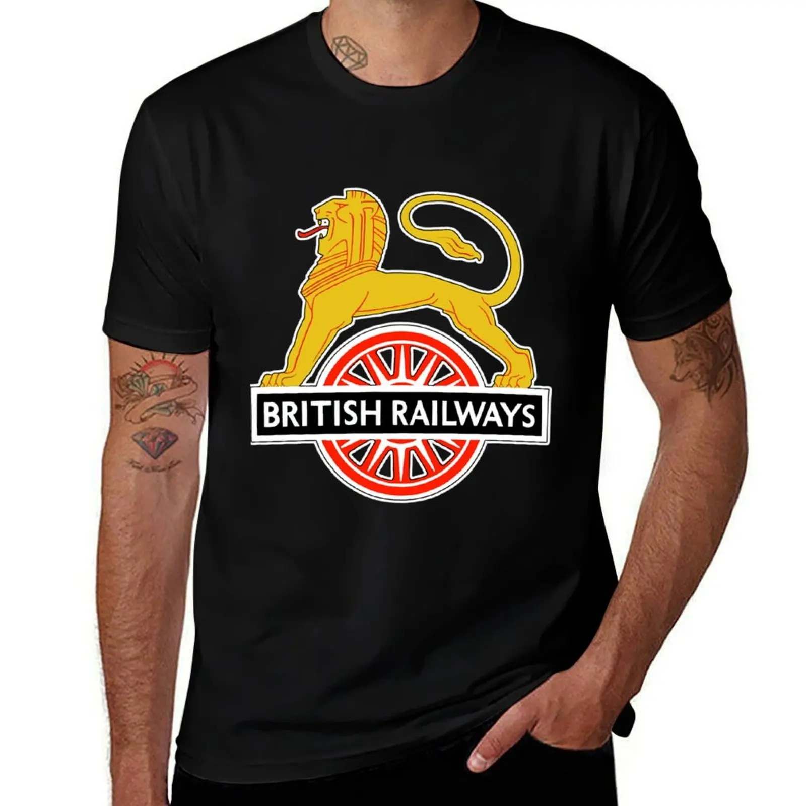 BRITISH RAILWAYS. BR. SIGN. First logo. British Railways. Cycling Lion. Classic . T-Shirt luxury t-shirt men clothes
BRITISH RAILWAYS. BR. SIGN. First logo. British Railways. Cycling Lion. Classic . T-Shirt luxury t-shirt men clothes
