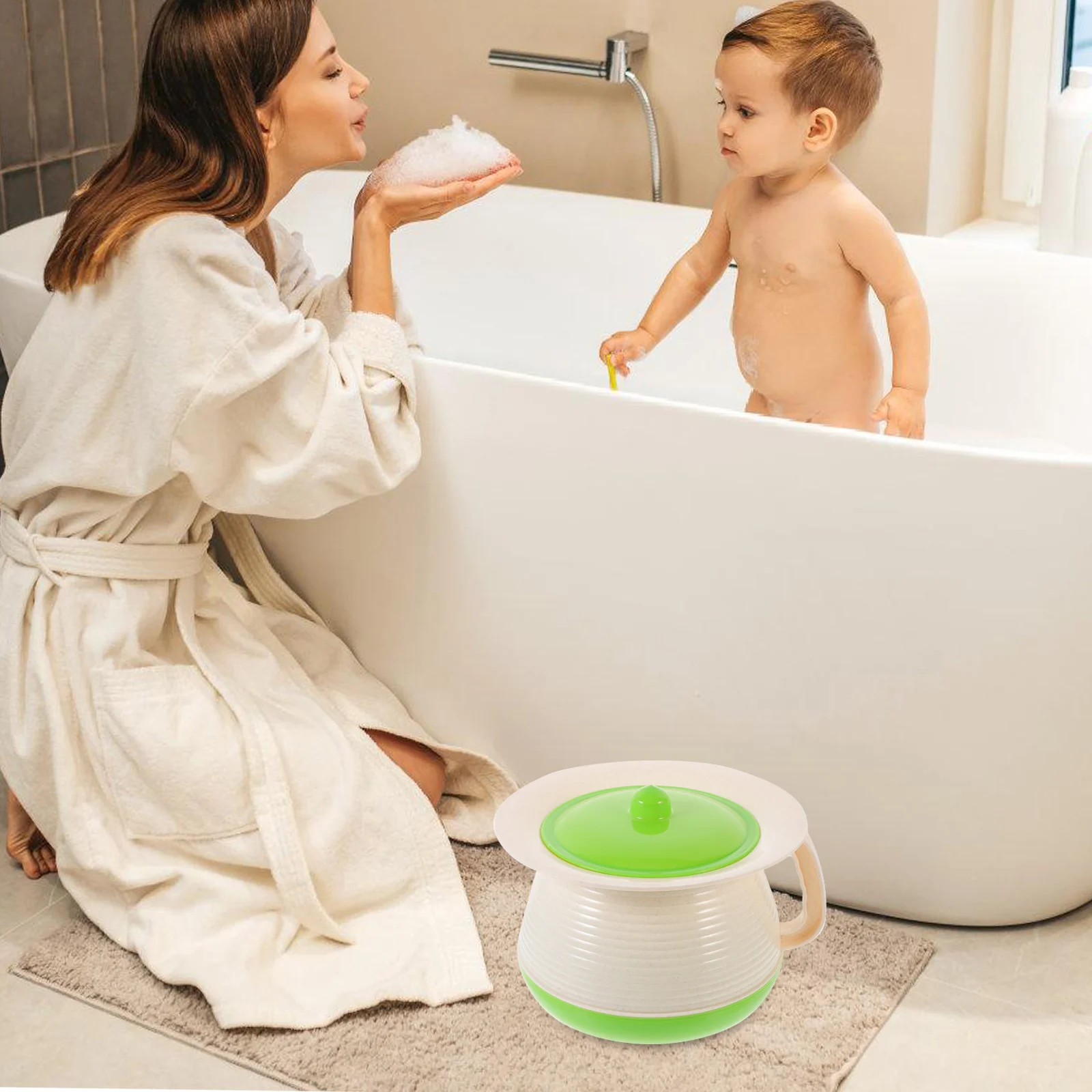 Potty Children's Toilet Kids Urine Urinal Plastics Pots with Lid Green Spittoon Men and Women
Potty Children's Toilet Kids Urine Urinal Plastics Pots with Lid Green Spittoon Men and Women