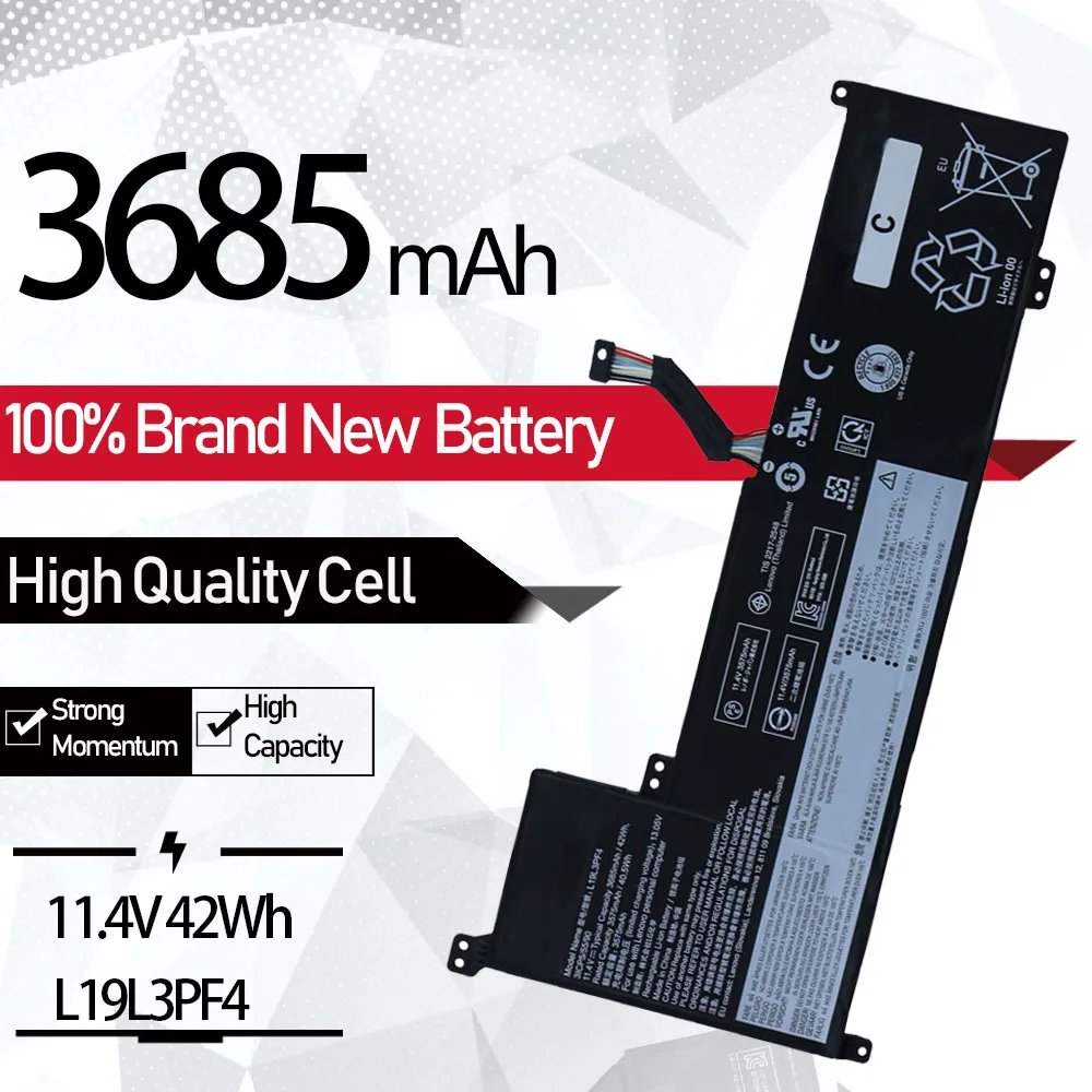 L19L3PF4 L19C3PF6 L19L4PF2 L19D4PF2 Laptop Battery For Lenovo IdeaPad 3-17IML05 17IIL05 17ADA05 17ARE05 5B10W89846 5B10W89835
L19L3PF4 L19C3PF6 L19L4PF2 L19D4PF2 Laptop Battery For Lenovo IdeaPad 3-17IML05 17IIL05 17ADA05 17ARE05 5B10W89846 5B10W89835