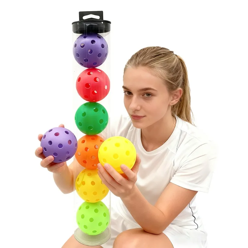 Zoco 6 шт. вращающиеся шарики для пиклбола в помещении, 26 отверстий, 74 мм, тренировочные соревнования, стандартный прочный полиэтиленовый материал
Zoco 6 шт. вращающиеся шарики для пиклбола в помещении, 26 отверстий, 74 мм, тренировочные соревнования, стандартный прочный полиэтиленовый материал