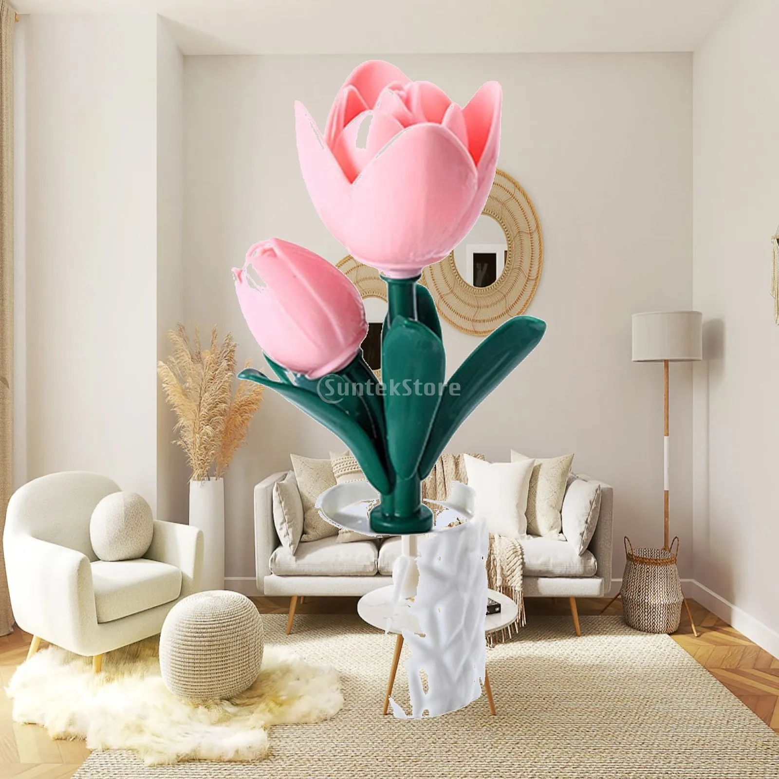 DIY Building Blocks Flower Lamp Warm White Night Light Portable Desk Lamp for Living Room Cabinet Decoration
DIY Building Blocks Flower Lamp Warm White Night Light Portable Desk Lamp for Living Room Cabinet Decoration