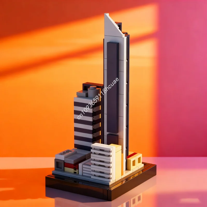 129pcs MOC Bankwest Tower An Architectural Piece Model Building Blocks Assemble DIY Creative Christmas Gifts Idea Toy Education
129pcs MOC Bankwest Tower An Architectural Piece Model Building Blocks Assemble DIY Creative Christmas Gifts Idea Toy Education