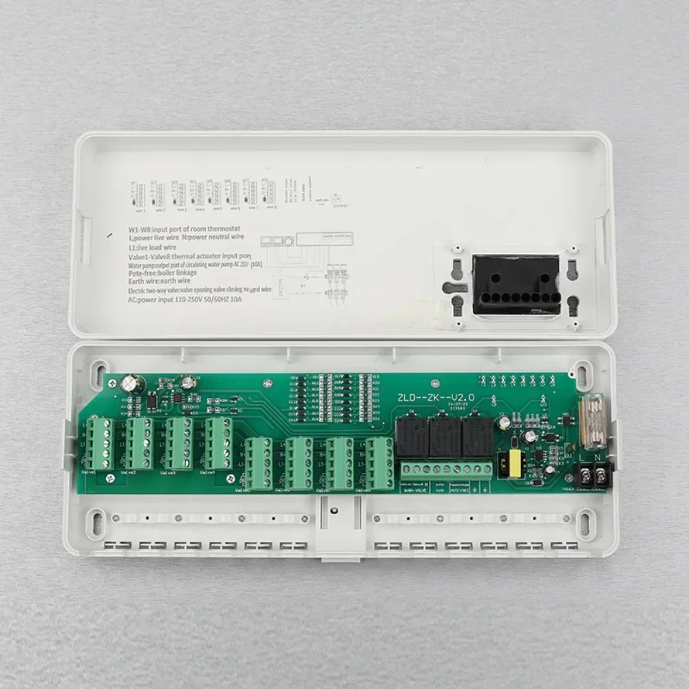 Home Heating Solutions 8-Channel Control Box Boiler Control Hub Easy To Install Fireproof ABS Material For Hot Water Circulation
Home Heating Solutions 8-Channel Control Box Boiler Control Hub Easy To Install Fireproof ABS Material For Hot Water Circulation