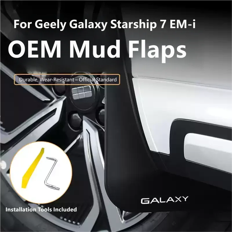 For Geely Galaxy Starship 7 EM-i Geely EX5 EM-i 2026 Car Mud Flaps Rear Wheel Lining Mudguard Splash Guards Fender Accessories
For Geely Galaxy Starship 7 EM-i Geely EX5 EM-i 2026 Car Mud Flaps Rear Wheel Lining Mudguard Splash Guards Fender Accessories
