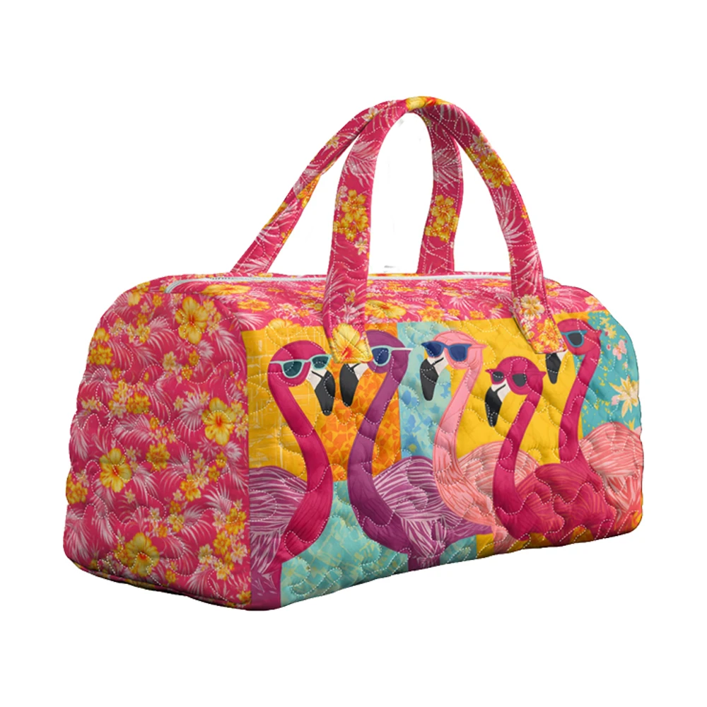 Flamingo Quilted Duffle Bag Tropical Floral Colorful Travel Tote Road Trips Handbag Men Women Outdoor Weekender Bag
Flamingo Quilted Duffle Bag Tropical Floral Colorful Travel Tote Road Trips Handbag Men Women Outdoor Weekender Bag