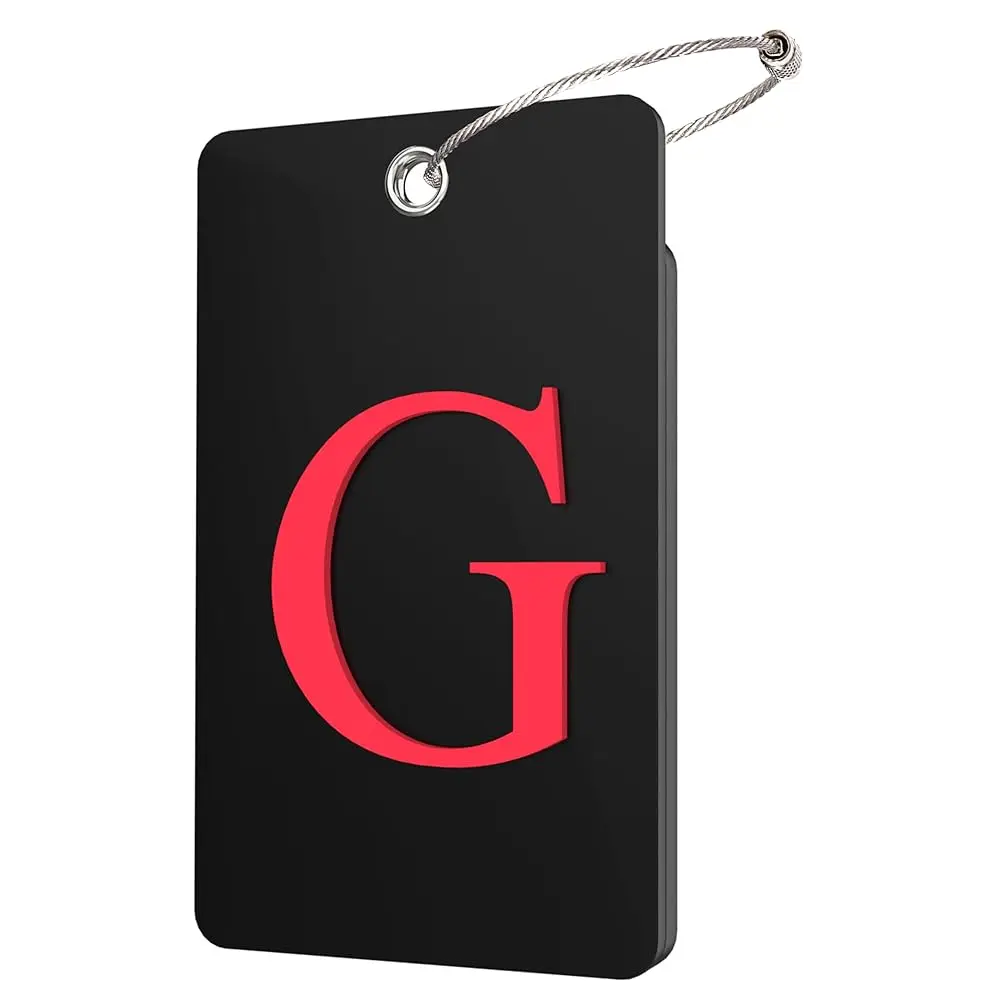 Free Shipping2 Pack Luggage Tags for Suitcases, 26 Initial Letter Travel Luggage Baggage Identification Labels ID Tag Fully Bend
Free Shipping2 Pack Luggage Tags for Suitcases, 26 Initial Letter Travel Luggage Baggage Identification Labels ID Tag Fully Bend