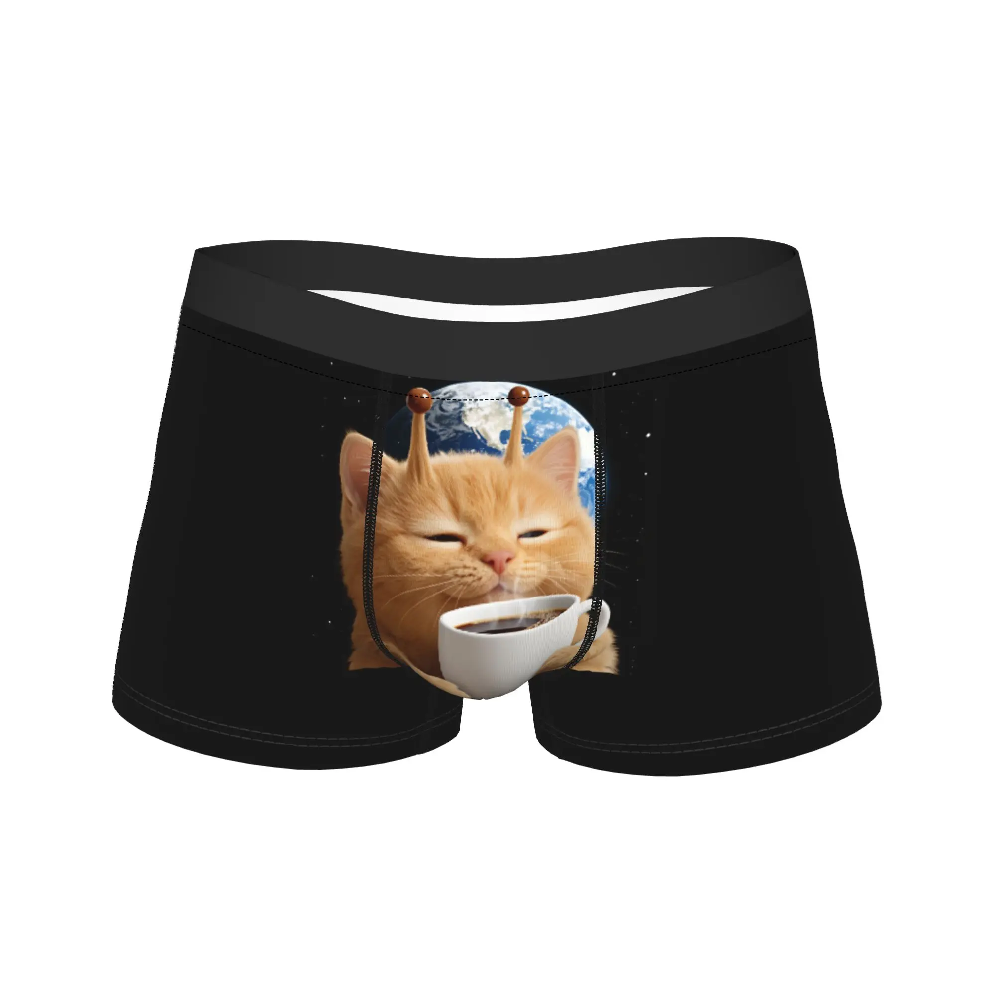 Funny Space Black Coffee Cat Underwear Elastic Underpants Printed Shorts Briefs For Men Pouch Large Size Boxershorts
Funny Space Black Coffee Cat Underwear Elastic Underpants Printed Shorts Briefs For Men Pouch Large Size Boxershorts