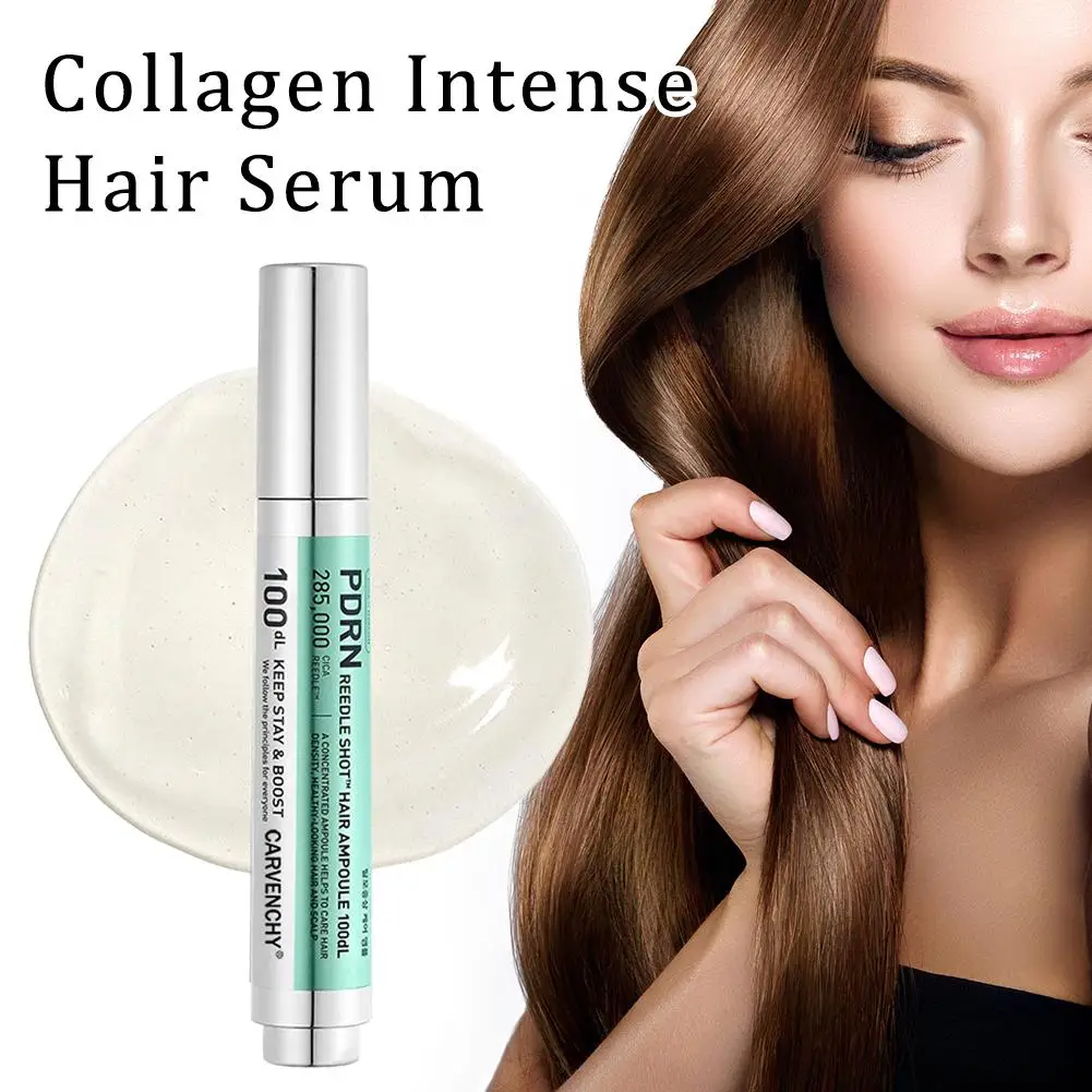 PDRN Collagen Intense Hair Serum Repair Damaged Frizzy Hair Soft Smooth Shiny Nutrition Boost Hair Root Anti Loss Hair Care
PDRN Collagen Intense Hair Serum Repair Damaged Frizzy Hair Soft Smooth Shiny Nutrition Boost Hair Root Anti Loss Hair Care