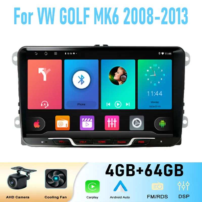 9''For VW GOLF MK6 2008-2013 64GB Car Radio Wireless Android 15 GPS Head Unit Carplay Intelligent System Navi WIFI BT Google Map
9''For VW GOLF MK6 2008-2013 64GB Car Radio Wireless Android 15 GPS Head Unit Carplay Intelligent System Navi WIFI BT Google Map
