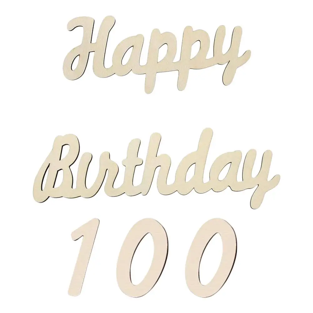 Birthday Decorative Wood Piece Baby 100 Days Ornament Wooden Sign Decoration Happy Cutouts Letter
Birthday Decorative Wood Piece Baby 100 Days Ornament Wooden Sign Decoration Happy Cutouts Letter