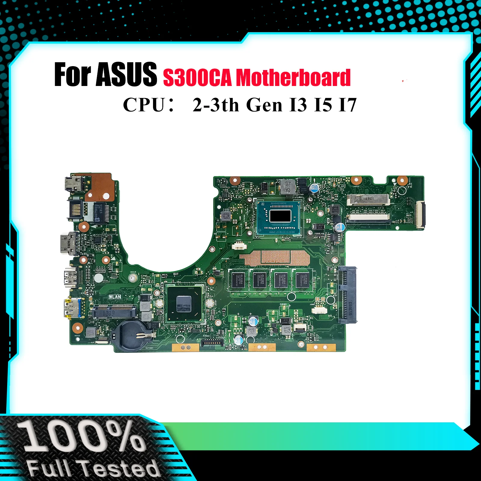 Материнская плата для ноутбука S300CA для ASUS S300C S300CA, материнская плата для ноутбука с процессором I3 I5 I7, 100% тестирование, ОК, быстрая доставка, высокое качество
Материнская плата для ноутбука S300CA для ASUS S300C S300CA, материнская плата для ноутбука с процессором I3 I5 I7, 100% тестирование, ОК, быстрая доставка, высокое качество