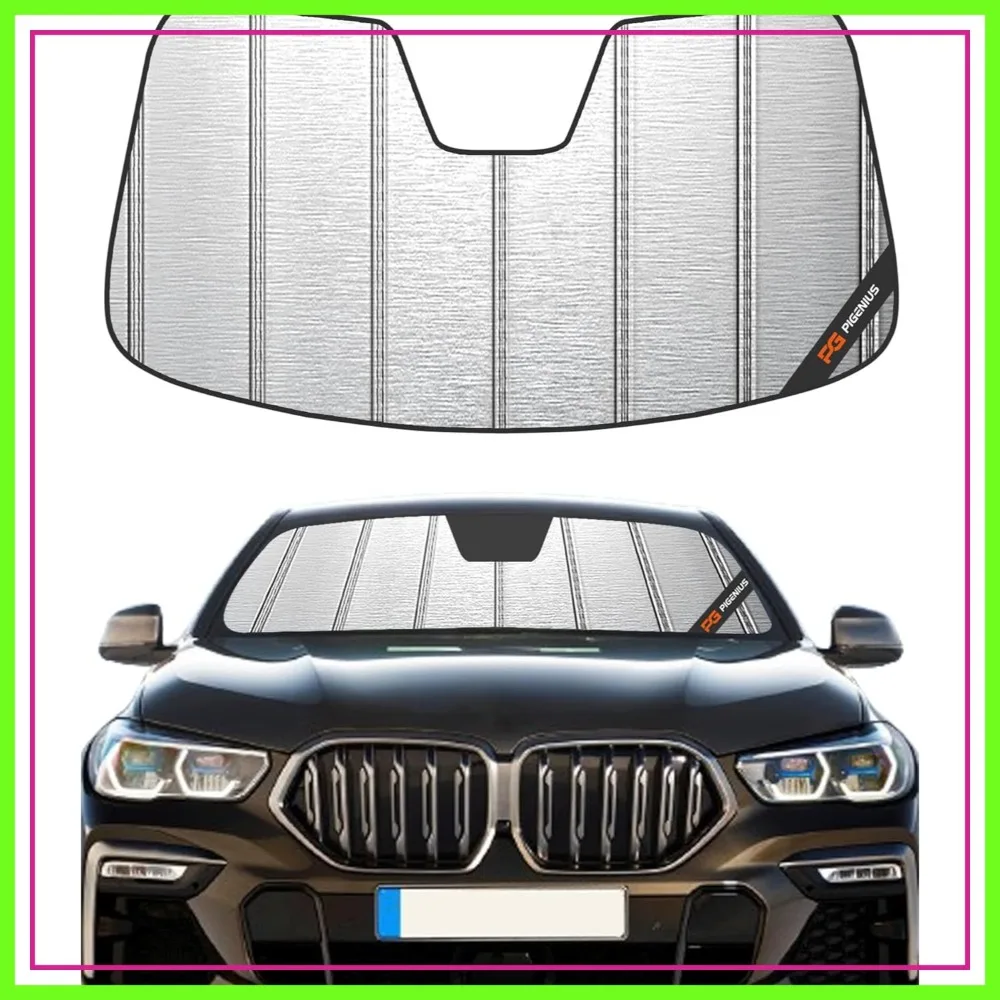 Windshield Sun Shade for BMW X6 G06 2020-2023, Fits xDrive40i M50i X6 M, Silver Finish
Windshield Sun Shade for BMW X6 G06 2020-2023, Fits xDrive40i M50i X6 M, Silver Finish