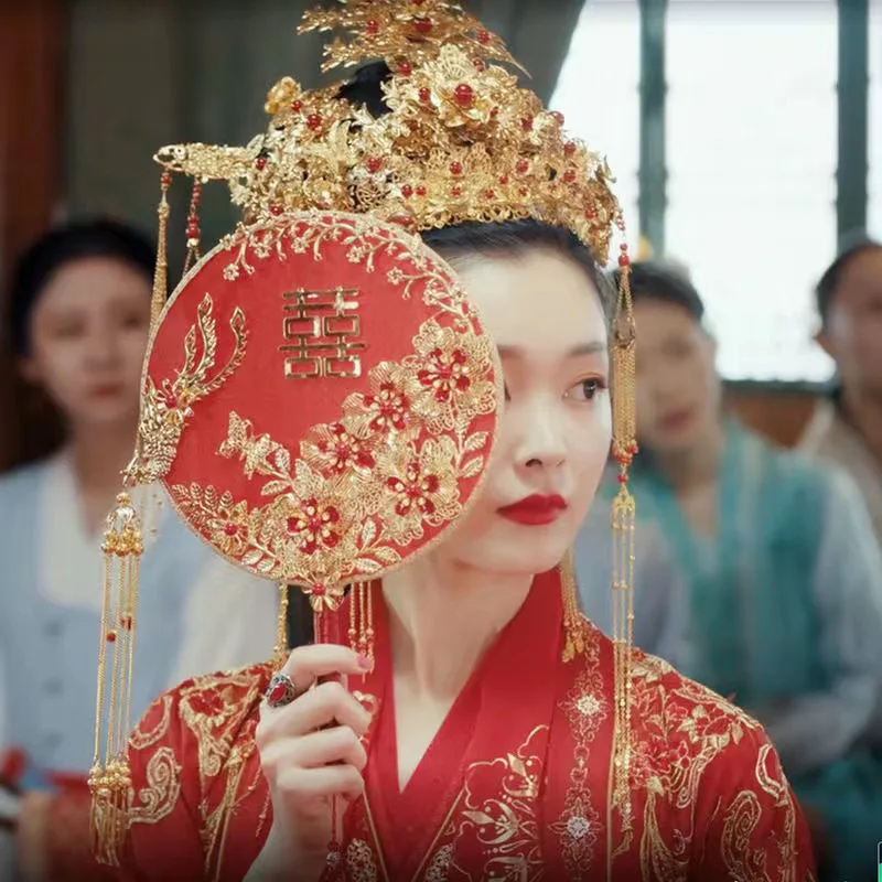 Handmade Hanfu Photography Accessories for Ladies, Chinese Wedding, Bride Hand Bouquet, Traditional Retro Fans, Girlfriend Gift
Handmade Hanfu Photography Accessories for Ladies, Chinese Wedding, Bride Hand Bouquet, Traditional Retro Fans, Girlfriend Gift