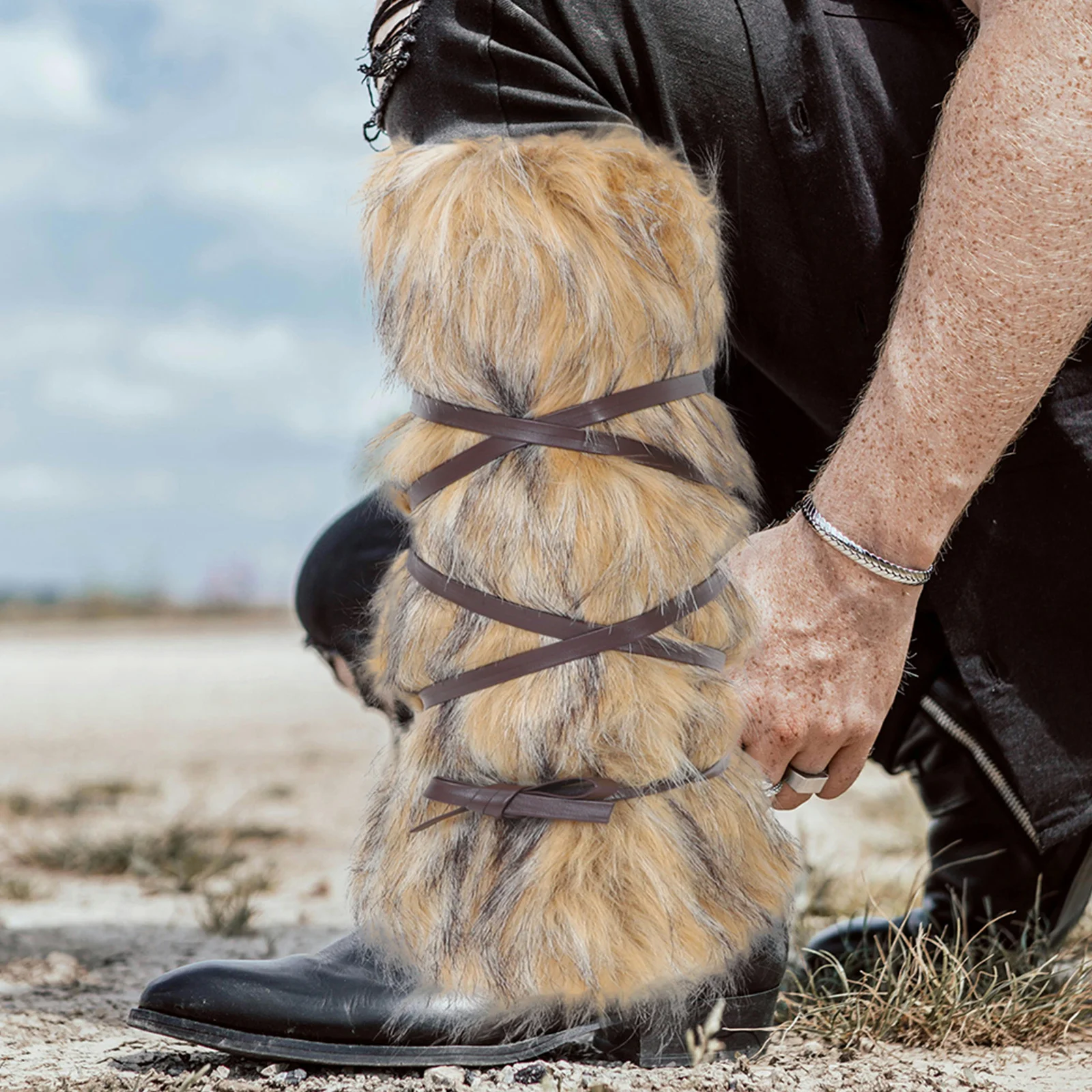 1Pair Viking Leg Warmers Stylish Tie Strap Leg Wraps for Men Women Multievent Use Halloween Viking Costume Renaissance Fair
1Pair Viking Leg Warmers Stylish Tie Strap Leg Wraps for Men Women Multievent Use Halloween Viking Costume Renaissance Fair