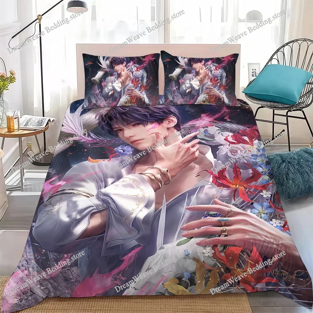 Hot Game Love and D-Deepspace Duvet Cover Set Home Style Bedding Soft Laundry Cotton Bed Student Dormitory Gift
Hot Game Love and D-Deepspace Duvet Cover Set Home Style Bedding Soft Laundry Cotton Bed Student Dormitory Gift