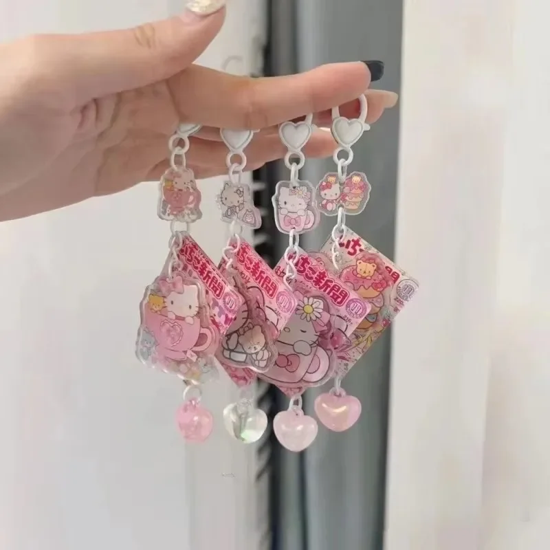Sanrio Hello Kitty Cute Keychains Anime Action Figures Acrylic Toy Car Key Schoolbag Decoration Keychain Children Birthday Gifts
Sanrio Hello Kitty Cute Keychains Anime Action Figures Acrylic Toy Car Key Schoolbag Decoration Keychain Children Birthday Gifts