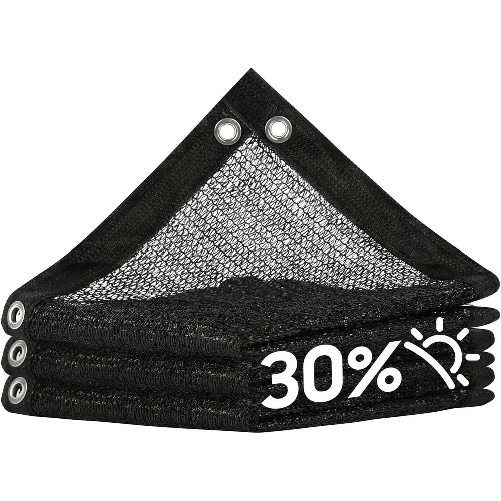 30% Black Shade Cloth 12T x 20T Mesh Tarp with Grommets or Garden Patio, Plant Shading, Greenhouse, Pergola, Chicken Coop, Dog K
30% Black Shade Cloth 12T x 20T Mesh Tarp with Grommets or Garden Patio, Plant Shading, Greenhouse, Pergola, Chicken Coop, Dog K