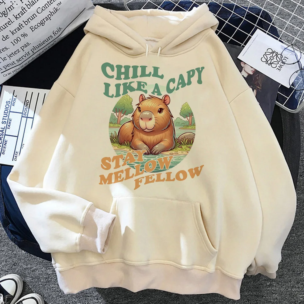 Capybara hoodies women vintage Korean style Kawaii Winter pulls tracksuit female graphic Pullover
Capybara hoodies women vintage Korean style Kawaii Winter pulls tracksuit female graphic Pullover