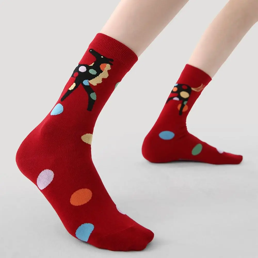3Pairs Winter Autumn New Year Tube Socks Cartoon Mid Calf Zodiac Year Socks Good Luck Comfortable Year of The Horse Socks Women
3Pairs Winter Autumn New Year Tube Socks Cartoon Mid Calf Zodiac Year Socks Good Luck Comfortable Year of The Horse Socks Women