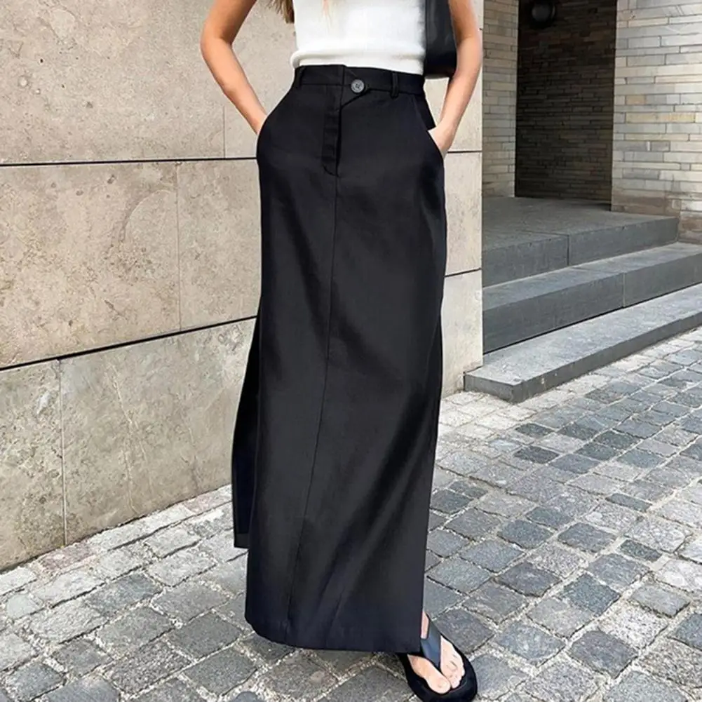Women Dress Pencil Long Skirts Dress Femme Elegant with Button Cotton Blend Long Skirt Dress Women Autumn Streetwear faldas
Women Dress Pencil Long Skirts Dress Femme Elegant with Button Cotton Blend Long Skirt Dress Women Autumn Streetwear faldas