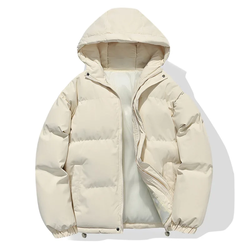 Мужская зимняя утолщенная морозостойкая однотонная повседневная мужская верхняя одежда, простая удобная мужская куртка на молнии с длинными рукавами
Мужская зимняя утолщенная морозостойкая однотонная повседневная мужская верхняя одежда, простая удобная мужская куртка на молнии с длинными рукавами