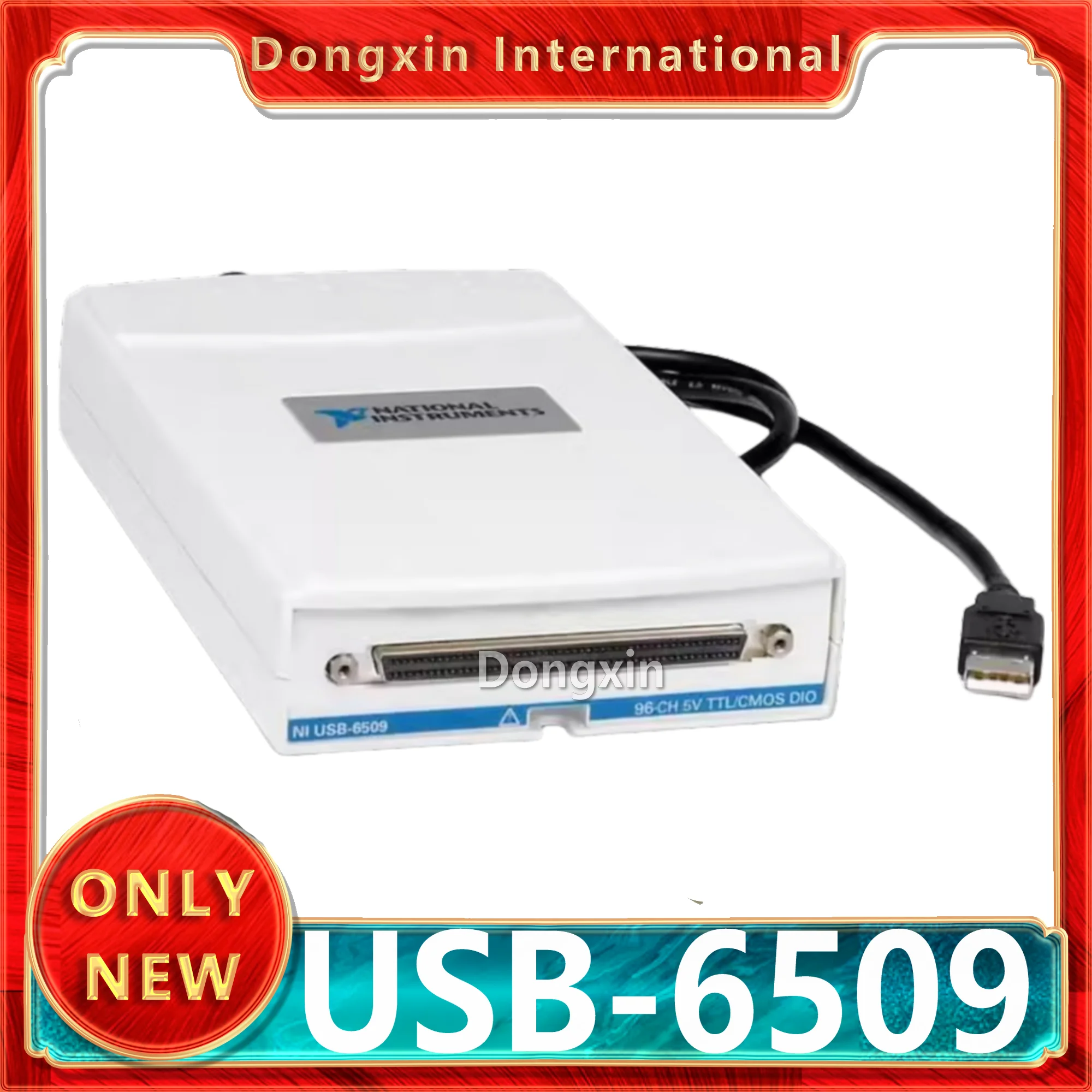 NI USB-6509 779975-01 96-канальный, 5 В, TTL/CMOS, 24 мА, USB-цифровое устройство ввода-вывода
NI USB-6509 779975-01 96-канальный, 5 В, TTL/CMOS, 24 мА, USB-цифровое устройство ввода-вывода