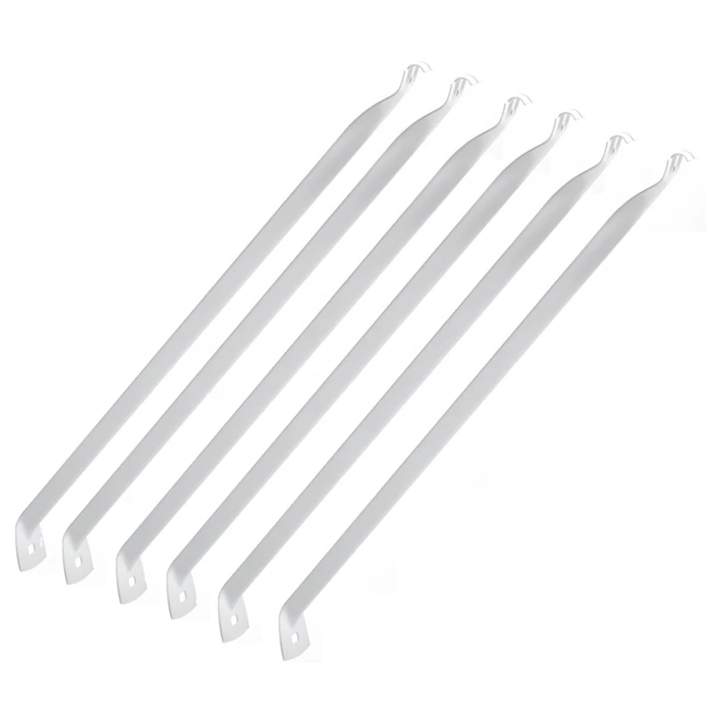 ABAE-6 Pcs 12Inch Support Brackets For Wire Shelving Wire Shelf Brackets Closet Shelf Brackets With Anchors And Pins
ABAE-6 Pcs 12Inch Support Brackets For Wire Shelving Wire Shelf Brackets Closet Shelf Brackets With Anchors And Pins