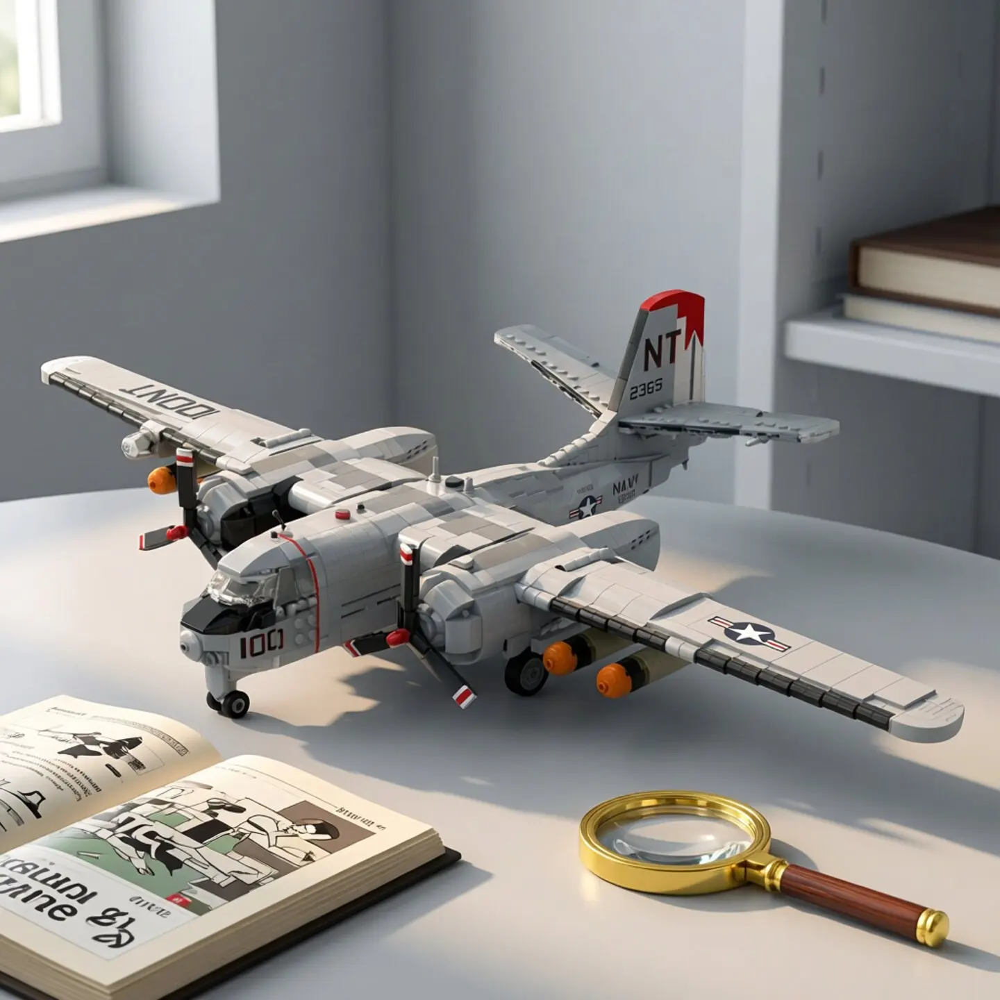 MOC-143540 1:35 Scale Model Building Blocks Military Series S-2 Tracker Technology DIY Assembly Patrol Aircraft Toys Kids Gifts
MOC-143540 1:35 Scale Model Building Blocks Military Series S-2 Tracker Technology DIY Assembly Patrol Aircraft Toys Kids Gifts