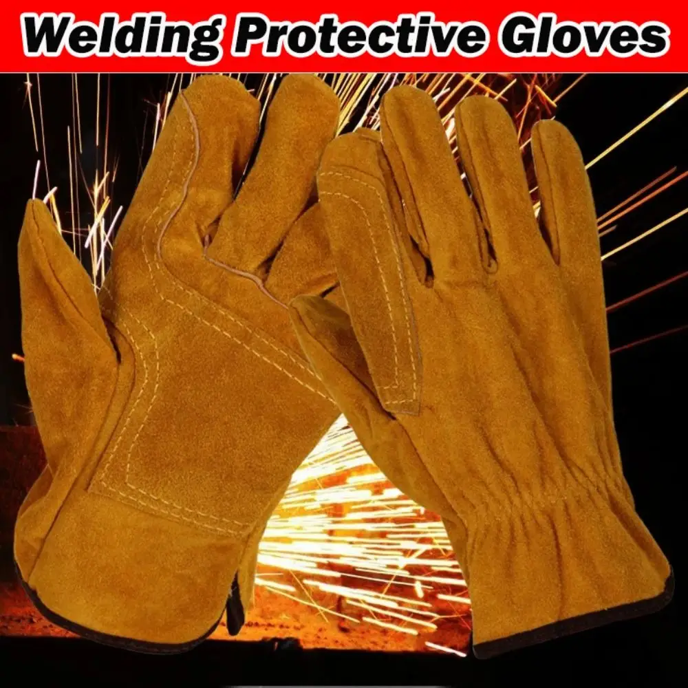 New Cowhide Welding Gloves Wear Resistant High Temperature Resistance Safety Gloves Soft Mechanic Glove Hunting
New Cowhide Welding Gloves Wear Resistant High Temperature Resistance Safety Gloves Soft Mechanic Glove Hunting