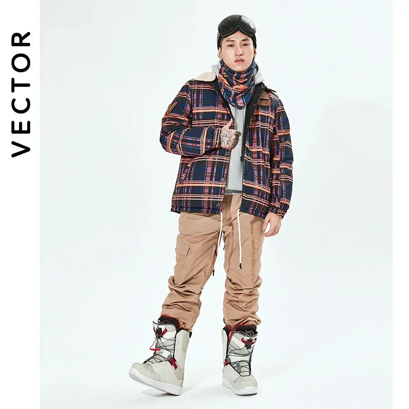 VECTOR Winter Ski Jacket for Male,Waterproof Windproof Warm Skiing Overrall Coat Men's Outdoor Sport Double Sided Snowboard Wear
VECTOR Winter Ski Jacket for Male,Waterproof Windproof Warm Skiing Overrall Coat Men's Outdoor Sport Double Sided Snowboard Wear