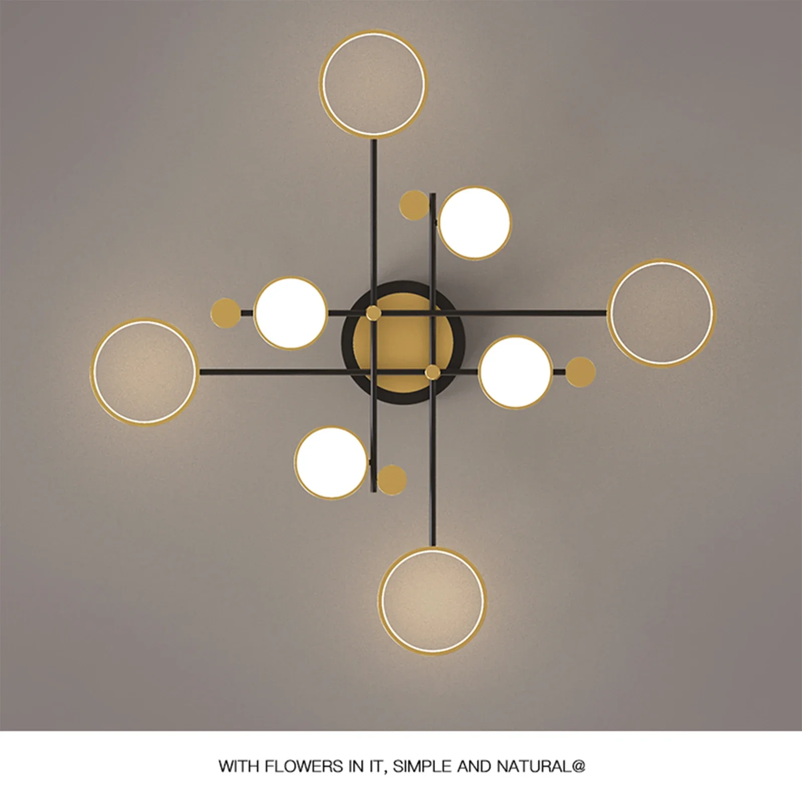 TTLED Modern Pendant Light Nordic Lamp Gold Black Hanging Chandelier LED Ceiling Lights Dimming Remote Control Lighting Fixture
TTLED Modern Pendant Light Nordic Lamp Gold Black Hanging Chandelier LED Ceiling Lights Dimming Remote Control Lighting Fixture