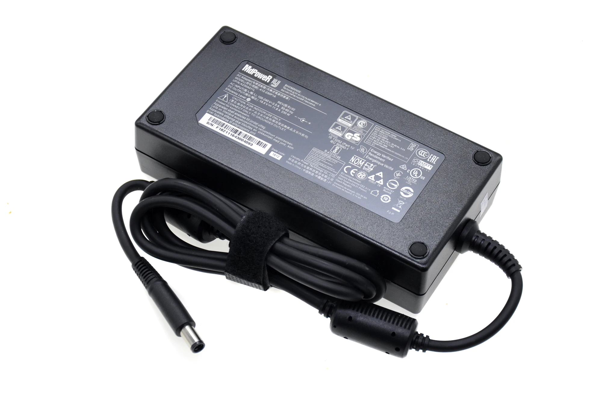 A230A006L 19.5v 11.8a ac power adapter for MSI G752VY GE63 GE73VR GT72VR VR ONE 7RD-067US Chicony A12-230P1A adapter
A230A006L 19.5v 11.8a ac power adapter for MSI G752VY GE63 GE73VR GT72VR VR ONE 7RD-067US Chicony A12-230P1A adapter