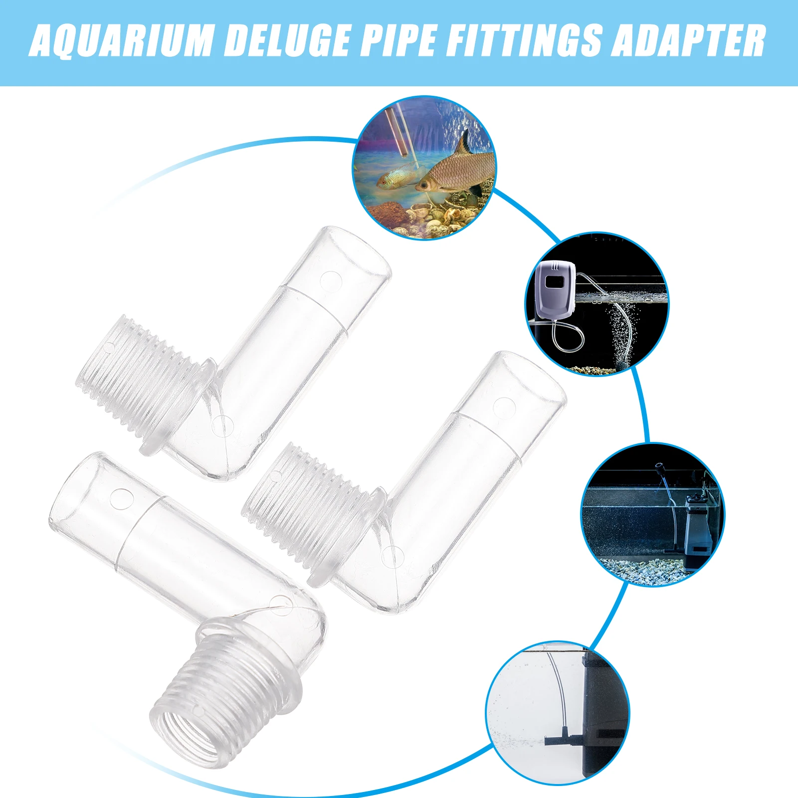 3pcs 90 Degree Elbow Connectors Aquarium Fittings Fish Tank Hose Adapter Tubing For Airline Water Pipe Coupling Rain Shower
3pcs 90 Degree Elbow Connectors Aquarium Fittings Fish Tank Hose Adapter Tubing For Airline Water Pipe Coupling Rain Shower