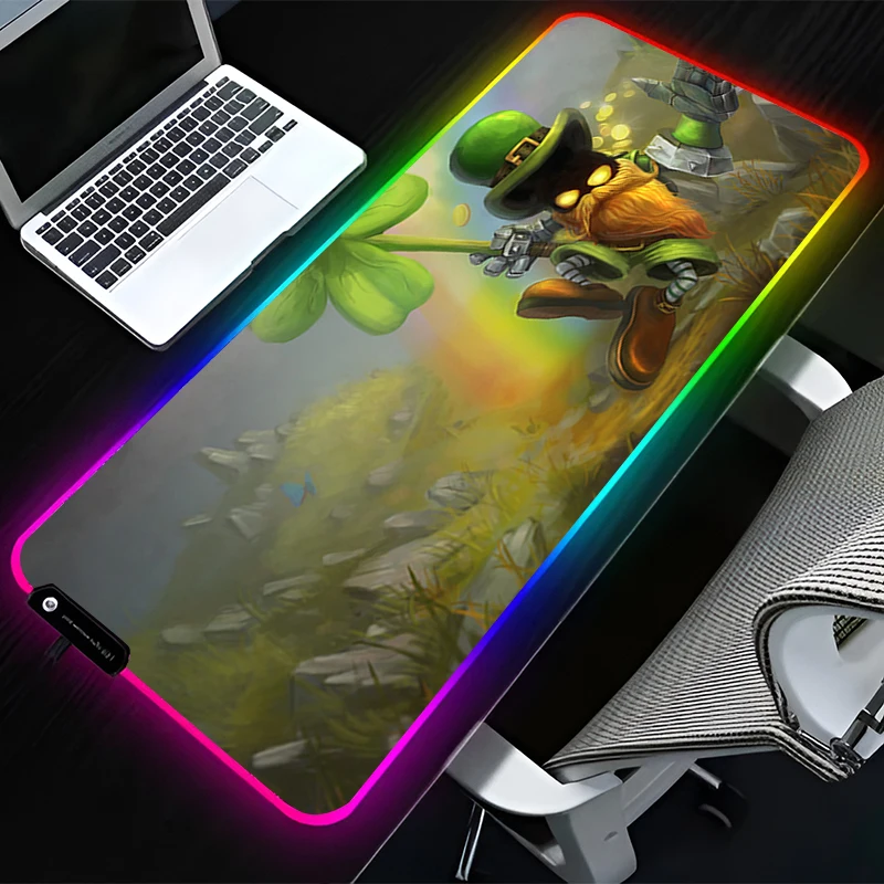 RGB LED Mouse Pad Computer Game Accessories Mouse Mat Rubber Keyboard Pad Non Slip Mousepad L-league Of Legends Veigar Desk Mat
RGB LED Mouse Pad Computer Game Accessories Mouse Mat Rubber Keyboard Pad Non Slip Mousepad L-league Of Legends Veigar Desk Mat