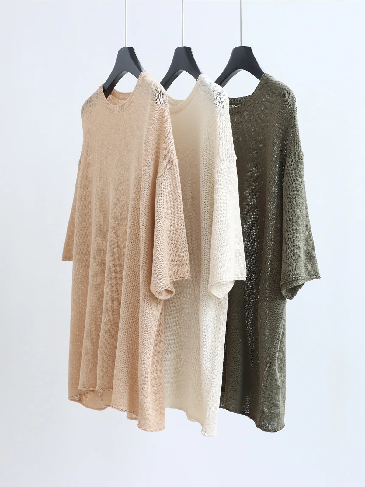 Dave&di Medium To Long Knitted Sweater Short Sleeved Summer Simple And Fashionable Round Neck Pullover Loose Fit T-shirt For Wom
Dave&di Medium To Long Knitted Sweater Short Sleeved Summer Simple And Fashionable Round Neck Pullover Loose Fit T-shirt For Wom