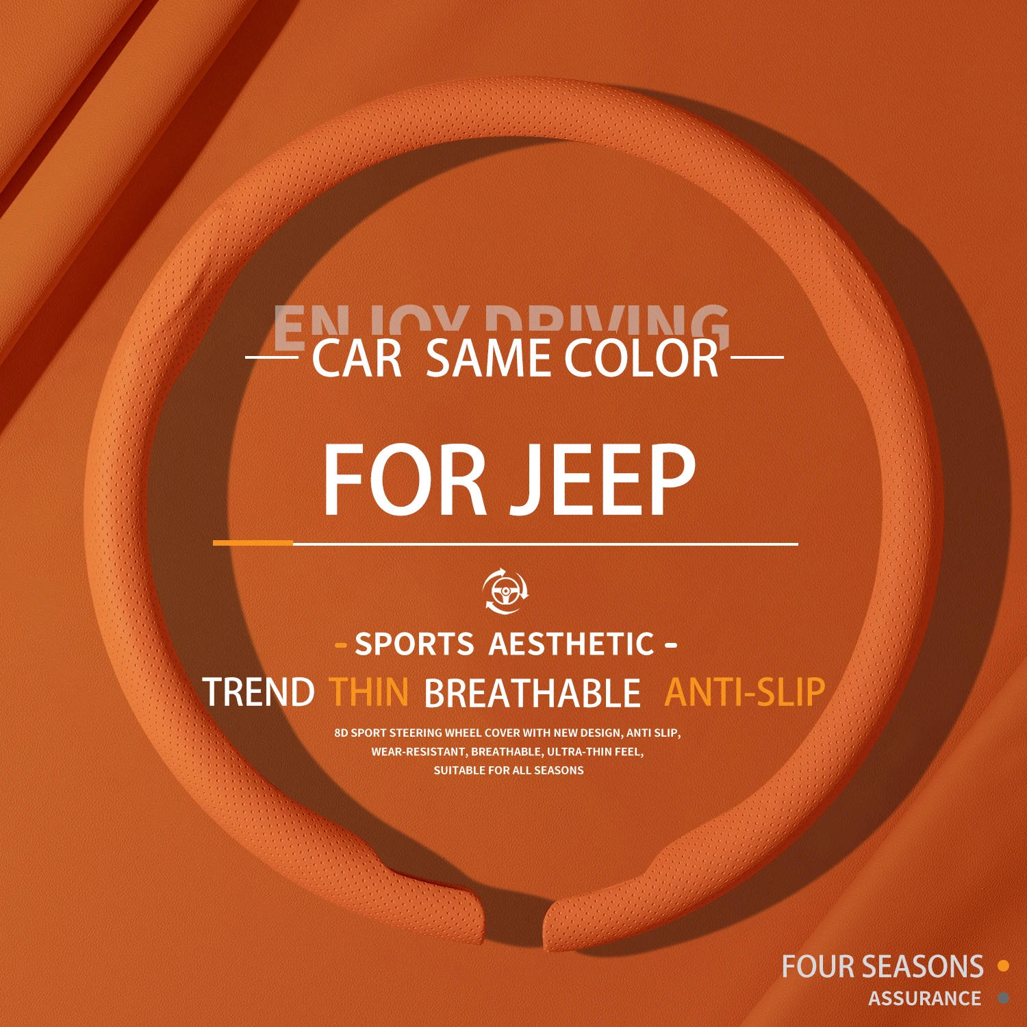 Suitable For Jeep Car Steering Wheel Covers Wrangler Grand Cherokee Gladiator Compass Cherokee Renegade Patriot Automobile Parts
Suitable For Jeep Car Steering Wheel Covers Wrangler Grand Cherokee Gladiator Compass Cherokee Renegade Patriot Automobile Parts