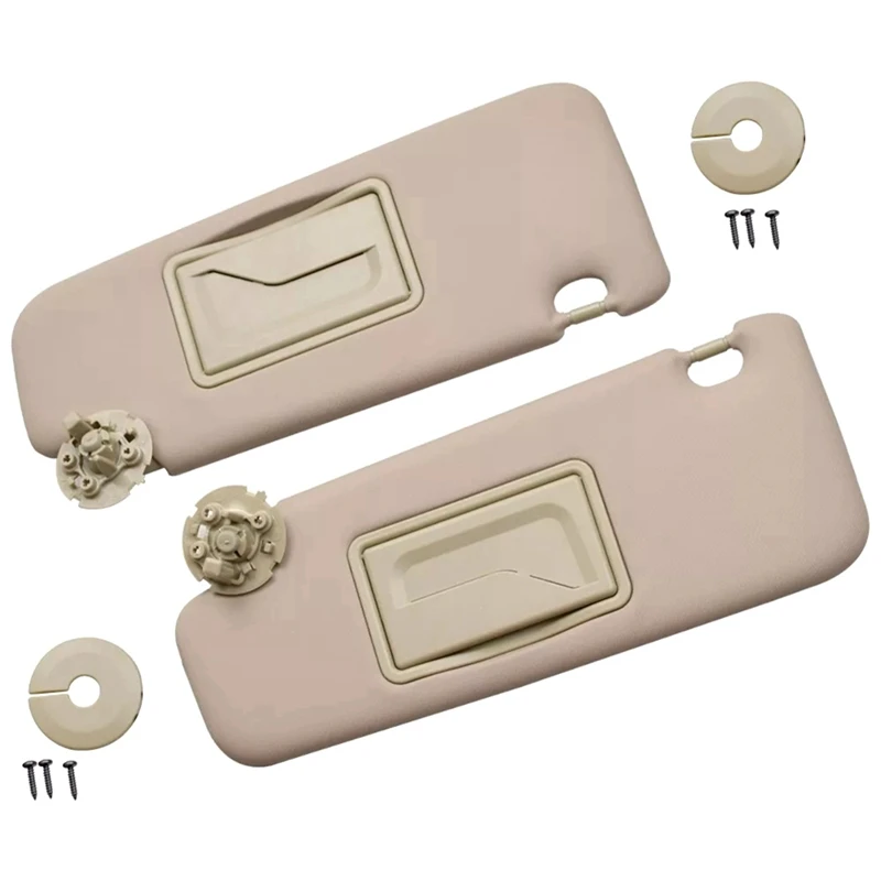 1 Pair Car Left&Right Side Beige Sun Visor With Mirror For Chevy CRUZE 2011-2016 95034256 95034253
1 Pair Car Left&Right Side Beige Sun Visor With Mirror For Chevy CRUZE 2011-2016 95034256 95034253