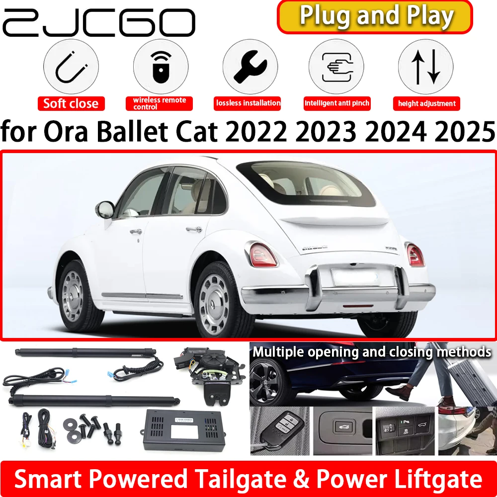 ZJCGO for Ora Ballet Cat 2022 2023 2024 2025 OEM Automatic Electric Powered Tailgate Power Liftgate Tail Gate Lift Kit System
ZJCGO for Ora Ballet Cat 2022 2023 2024 2025 OEM Automatic Electric Powered Tailgate Power Liftgate Tail Gate Lift Kit System