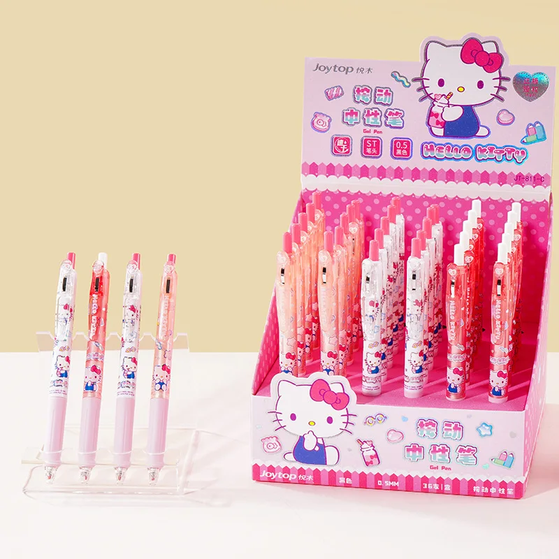 Sanrio'S New Hello Kitty0.5 Gel Pen, Smooth And Quick-Drying For Students, Cartoonish And Cute. Each Box Contains 36 Pieces
Sanrio'S New Hello Kitty0.5 Gel Pen, Smooth And Quick-Drying For Students, Cartoonish And Cute. Each Box Contains 36 Pieces