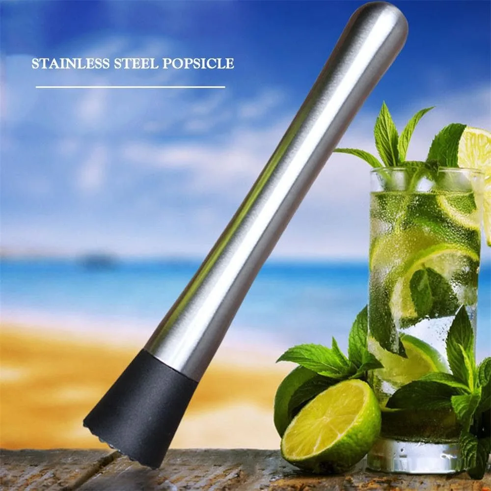 New Stainless Steel Mixing Stick PP Barware Tool Crushed Ice Barware Tool Crushing Hammer Barware
New Stainless Steel Mixing Stick PP Barware Tool Crushed Ice Barware Tool Crushing Hammer Barware