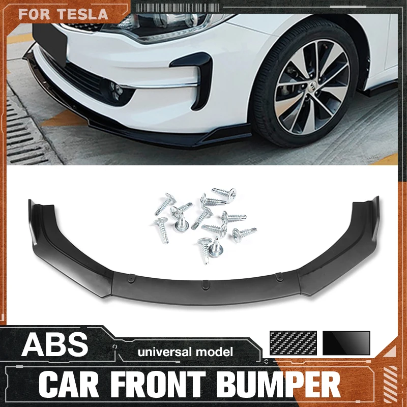 New Store Promotion Best Seller Car Universal Front Bumper Spoiler Protection Plate Lip Kit Carbon Surface For Tesala
New Store Promotion Best Seller Car Universal Front Bumper Spoiler Protection Plate Lip Kit Carbon Surface For Tesala