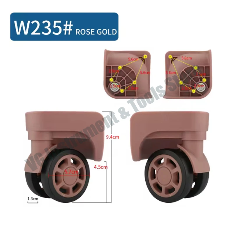 New For W235 Quiet Luggage Wheels Replacement 360° Rotation TPU Heavy Duty Suitcase Repair Accessories Universal Fit
New For W235 Quiet Luggage Wheels Replacement 360° Rotation TPU Heavy Duty Suitcase Repair Accessories Universal Fit