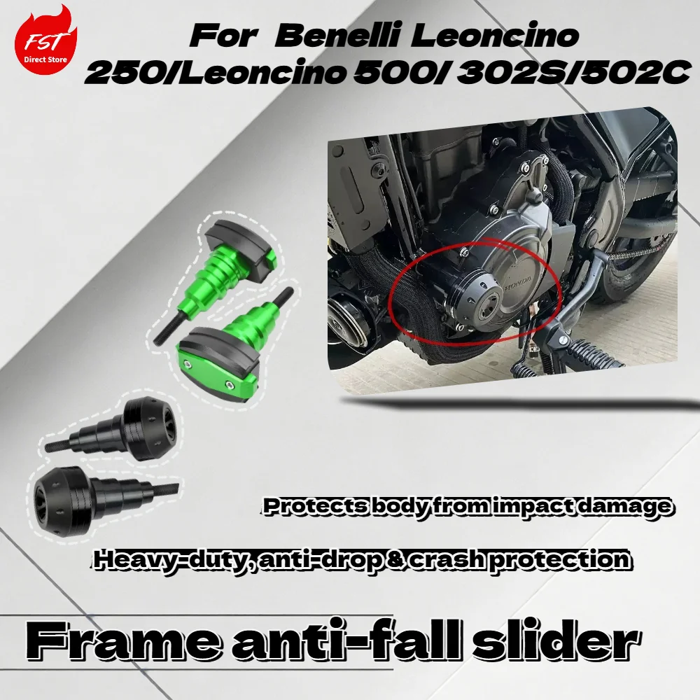 For Benelli Leoncino 250 500 302S 502C, Modified Crash Protection Ball, Bumper Anti-fall Rubber Slider
For Benelli Leoncino 250 500 302S 502C, Modified Crash Protection Ball, Bumper Anti-fall Rubber Slider