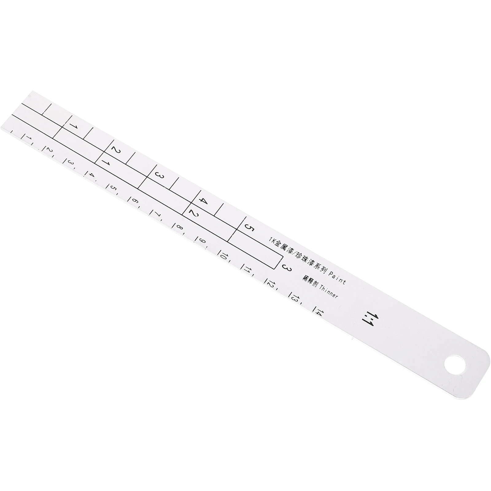 Paint Mixing Scale Ruler Measuring Tool Stainless Steel Sticks Graduation Rules Metal Rulers Precision Automotive Repair
Paint Mixing Scale Ruler Measuring Tool Stainless Steel Sticks Graduation Rules Metal Rulers Precision Automotive Repair