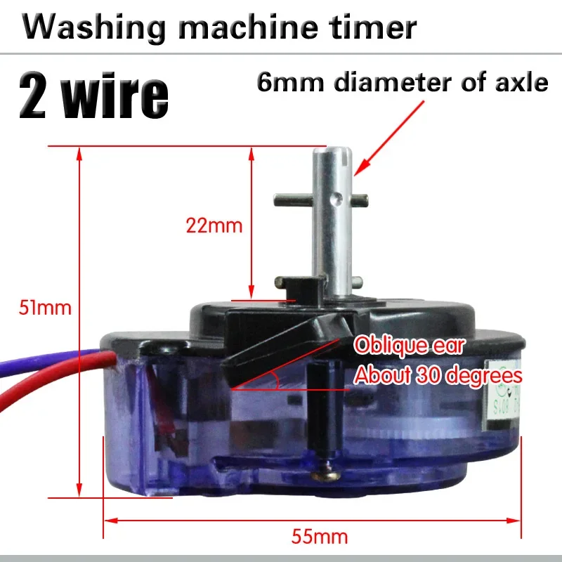 Washing machine Spin timer 2-line 45 degree inclined ear spin timer 5 minutes washing machine accessories
Washing machine Spin timer 2-line 45 degree inclined ear spin timer 5 minutes washing machine accessories