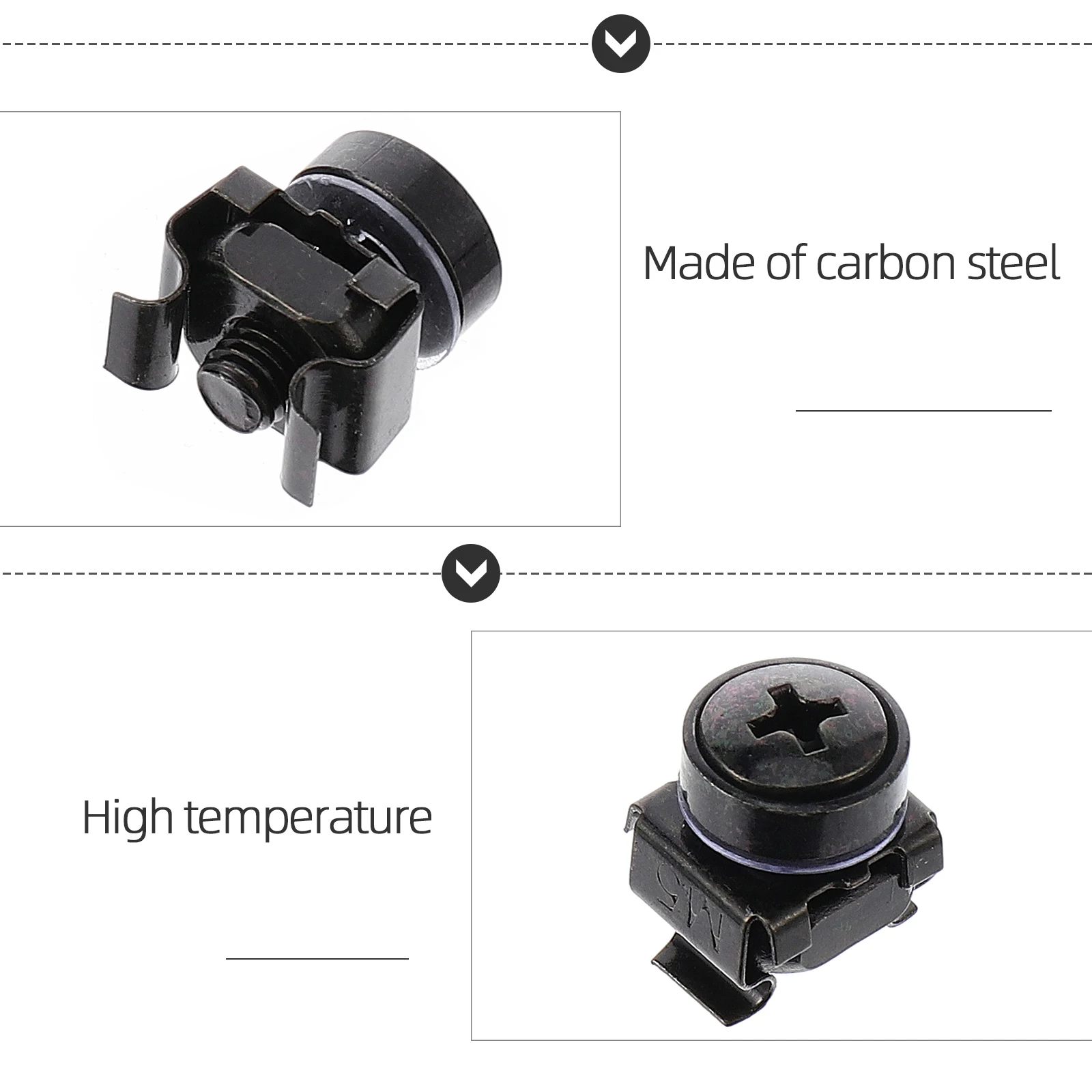 50 Pcs Black Zinc Cage Nuts Screws M5 Square Hole Carbon Steel Q215 Floating Nut Insert Lock Mounting Hardware
50 Pcs Black Zinc Cage Nuts Screws M5 Square Hole Carbon Steel Q215 Floating Nut Insert Lock Mounting Hardware