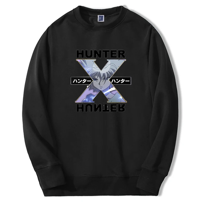 Толстовки Hunter X Hunter для мужчин и женщин, японское аниме худи с графическим принтом киллюза золдика, свободная одежда с длинным рукавом и круглым вырезом
Толстовки Hunter X Hunter для мужчин и женщин, японское аниме худи с графическим принтом киллюза золдика, свободная одежда с длинным рукавом и круглым вырезом
