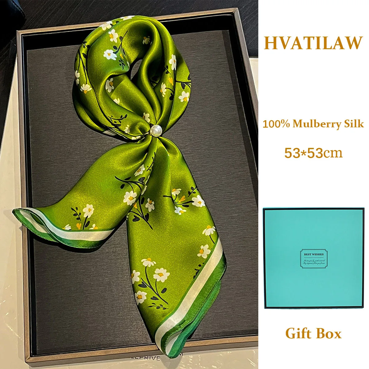 Luxury High Quality 100% Mulberry Silk Scarf Women Shawl Wrap Square Scarves Neck Hair Pashmina Hijab Echarpe Bufanda Gift Box
Luxury High Quality 100% Mulberry Silk Scarf Women Shawl Wrap Square Scarves Neck Hair Pashmina Hijab Echarpe Bufanda Gift Box