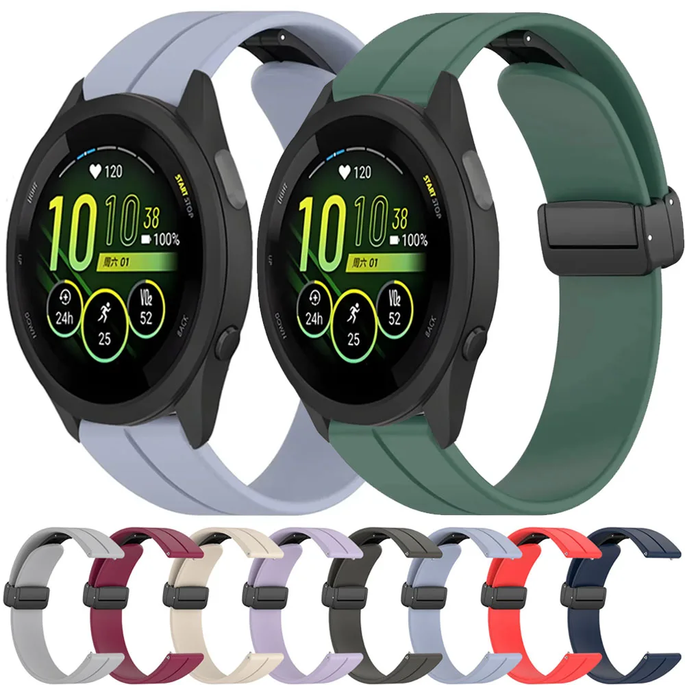 20mm 22mm Silicone Magnetic Buckle Strap for Garmin Forerunner 165 965 265 55 Bracelet Wristband For Garmin Active 5 Venu 3 Belt
20mm 22mm Silicone Magnetic Buckle Strap for Garmin Forerunner 165 965 265 55 Bracelet Wristband For Garmin Active 5 Venu 3 Belt
