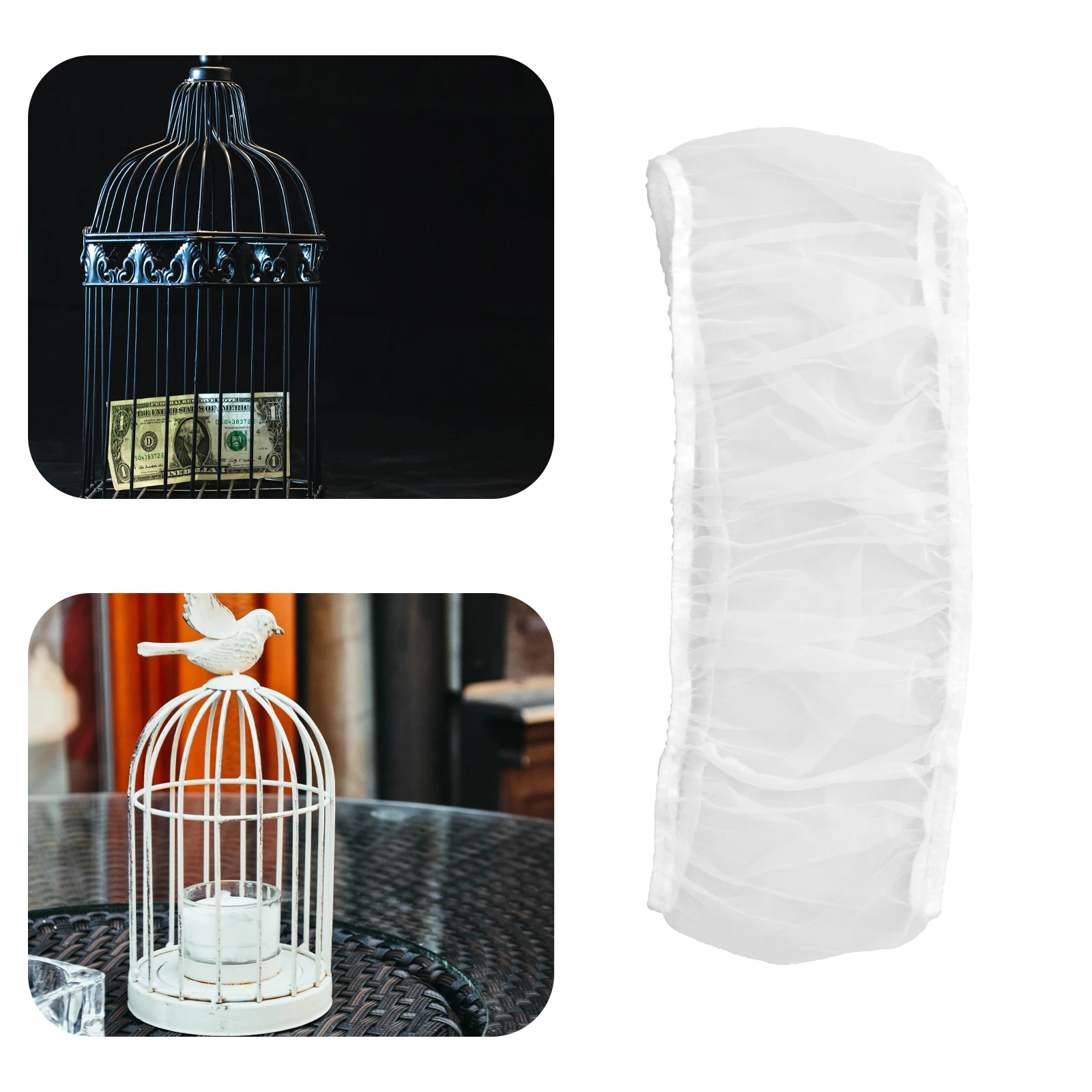 Mesh Bird Cage Cover Catcher for Hygiene Maintenance Cleanliness Cage Net Skirt Allows Circulation No Light Block Easy Cleaning
Mesh Bird Cage Cover Catcher for Hygiene Maintenance Cleanliness Cage Net Skirt Allows Circulation No Light Block Easy Cleaning